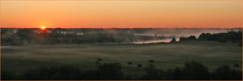 солнце, утро, туман Утро вчерашнего дняphoto preview