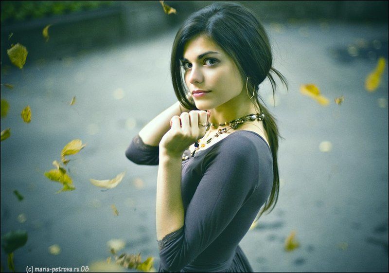 Катя. Осень.photo preview