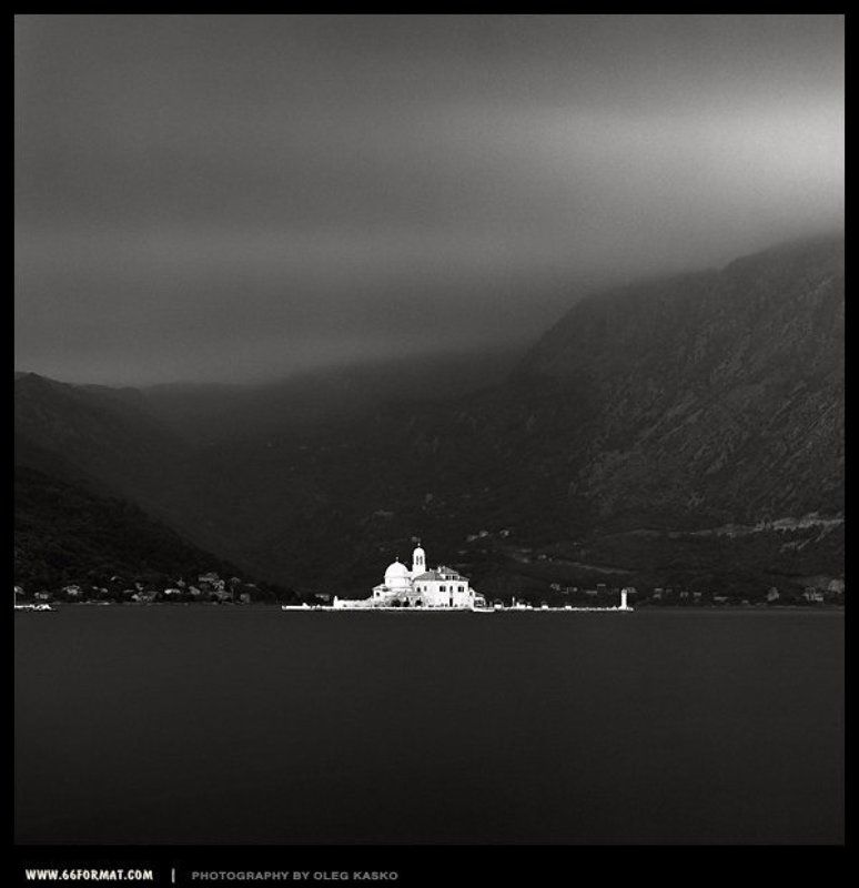 travel, hasselblad, montenegro, bw, black and white, пленка, средний формат, черногория, храм богородицы на рифе, 6x6, чб Храм Богородицы на рифе.photo preview