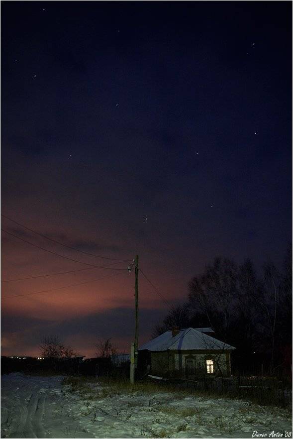 Ночь на Рождество. Автор: Тоша ночь, звезды, рождество, Тоша