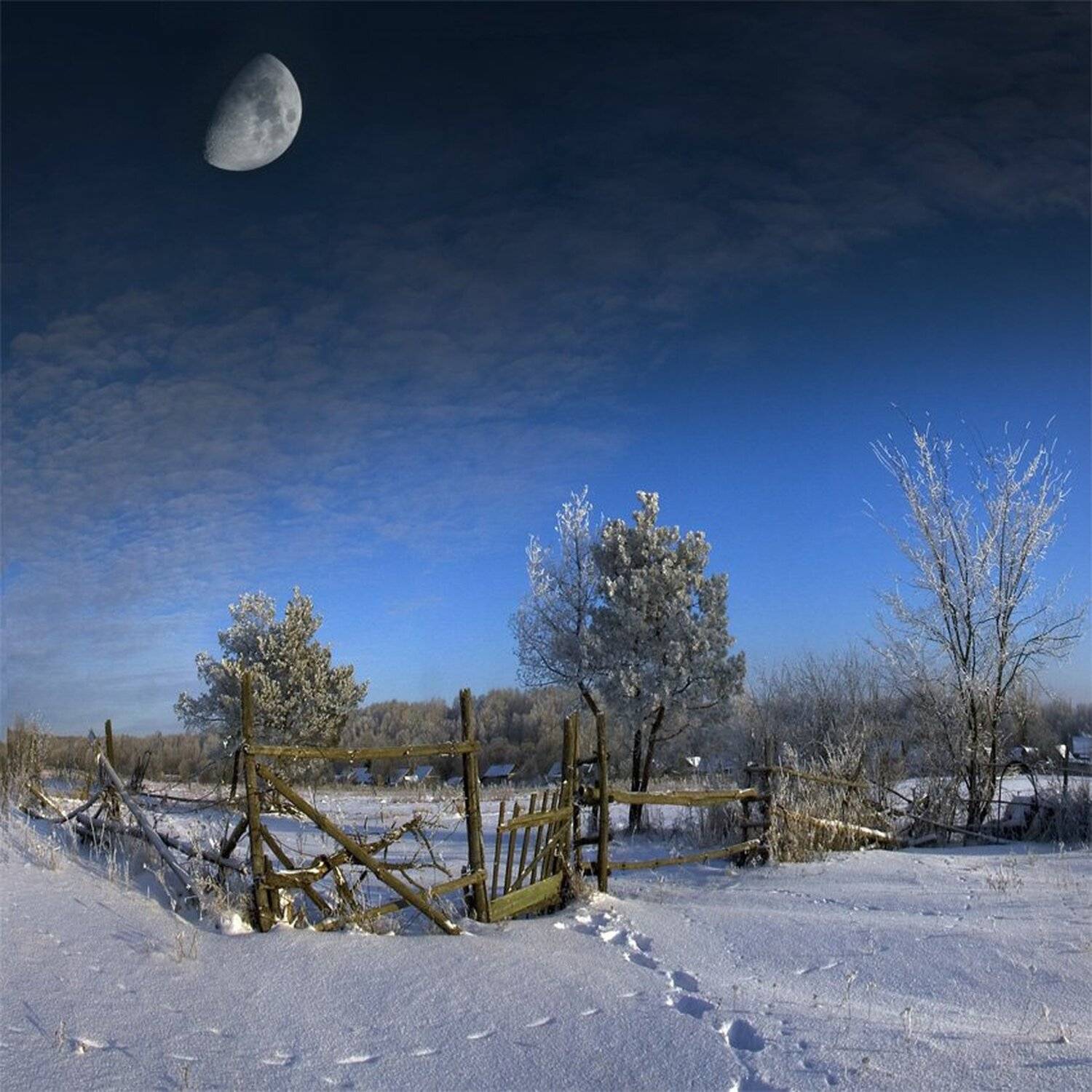 cтарая калитка. зимний вариант. Автор: DemiurG , DemiurG