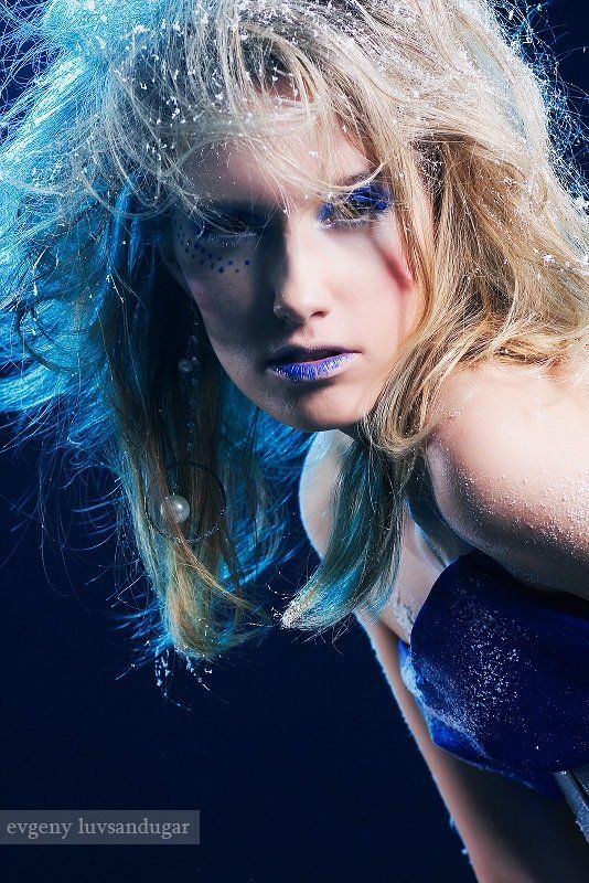 девушка, портрет, цвет, глаза, цифра ***photo preview