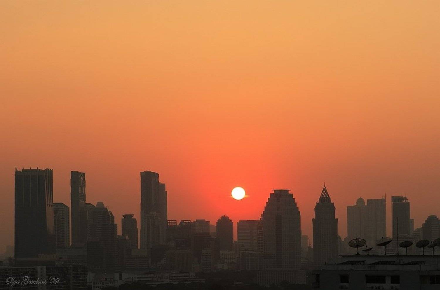 фото, азия, тайланд, закат, город, Olga Gorelova