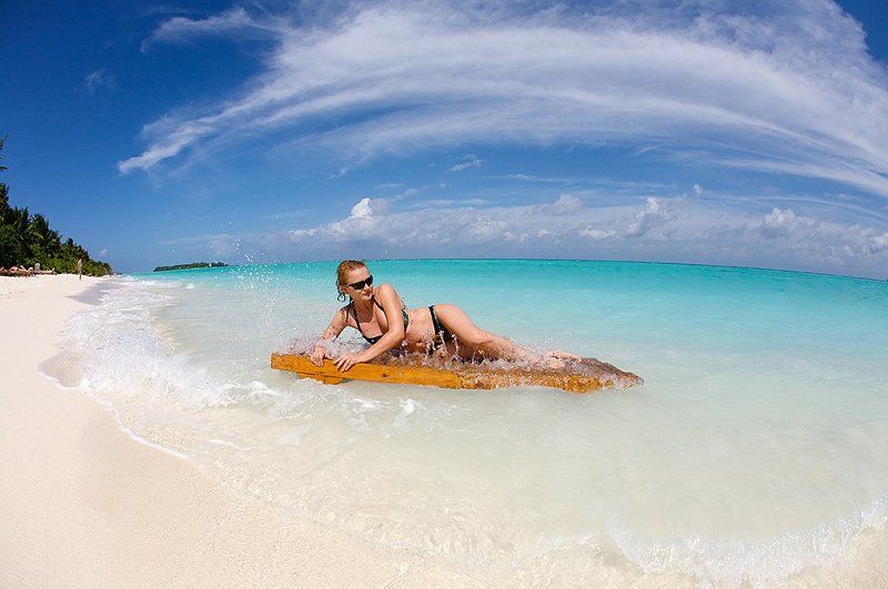 maldive, indian ocean Заплыв на шезлонгахphoto preview