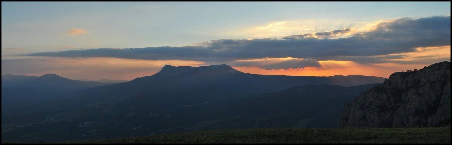 Закат, Крым, Чатыр-даг, Владимир Метцгер