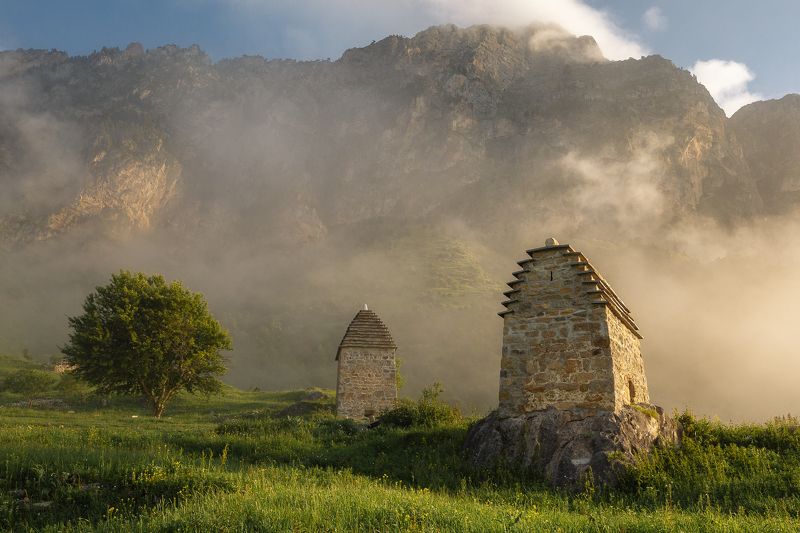 кавказ, ингушетия Утром в Ингушетииphoto preview