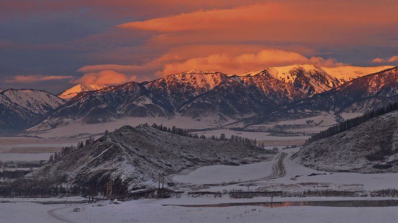 Алтай, Катунь, Мульта Закат над Катунью.photo preview