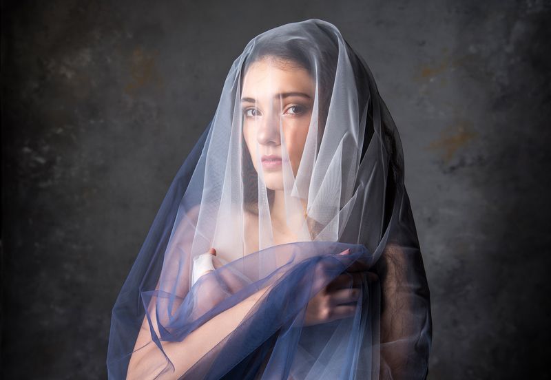 девушка, портрет, FINE ART PORTRAIT, девушка в вуали Незнакомкаphoto preview