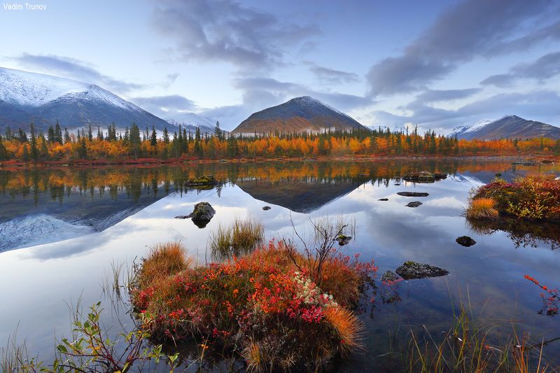 кольский, север, заполярье, хибины Рассвет в Хибинахphoto preview