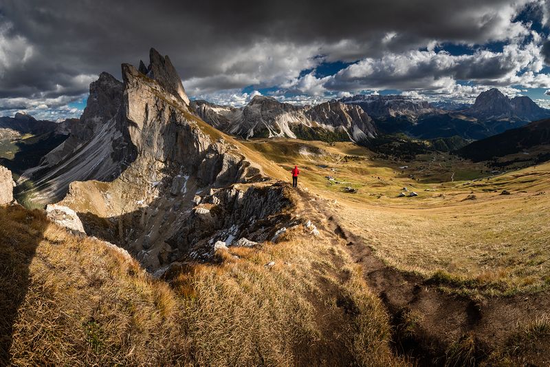 mountains, autumn, dolomites, italy In the Mountainsphoto preview
