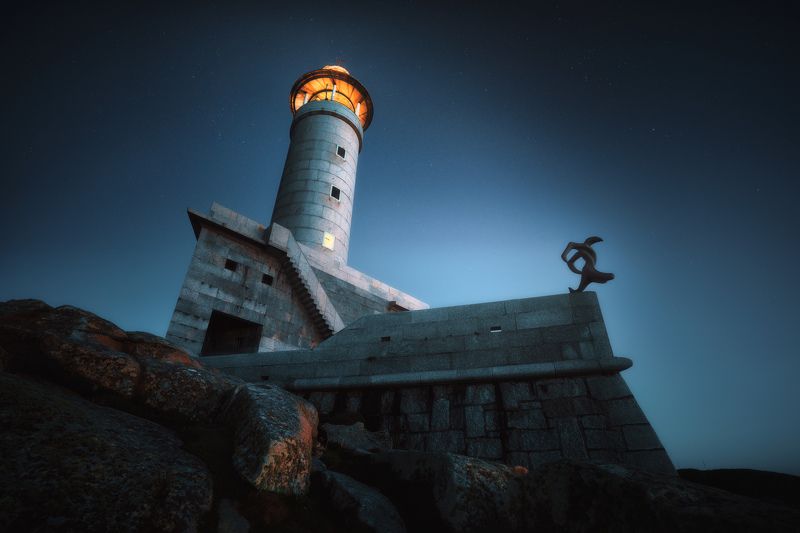 light lighthouse architecture sea landscapes galicia spain deathcoast NARIGA LIGHTHOUSEphoto preview