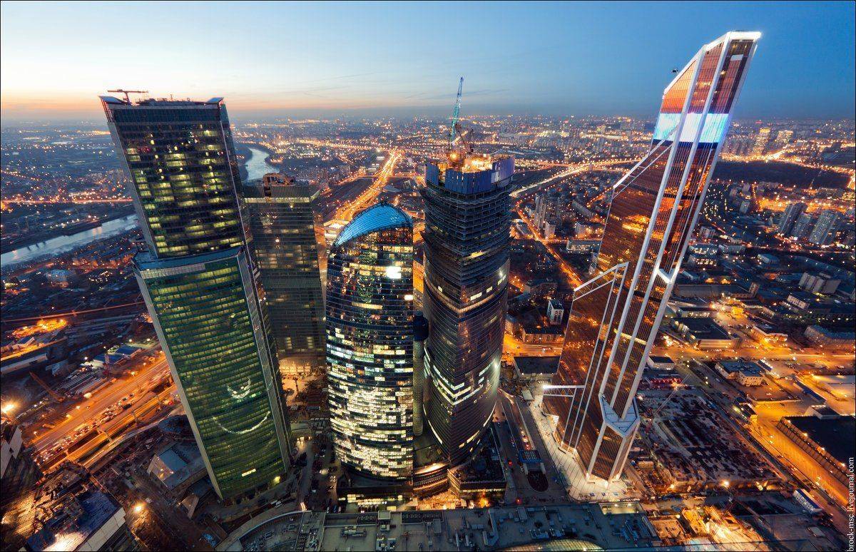 Evening Moscow City. Автор: Георгий Ланчевский , Георгий Ланчевский