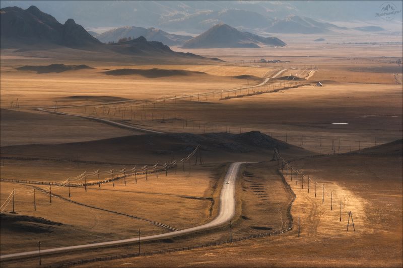 горный алтай, усть-кан, усть-канская степь, осень, ленин, фототур на алтай, осенний фототур на алтай Плюс электрификация всей страны ...photo preview