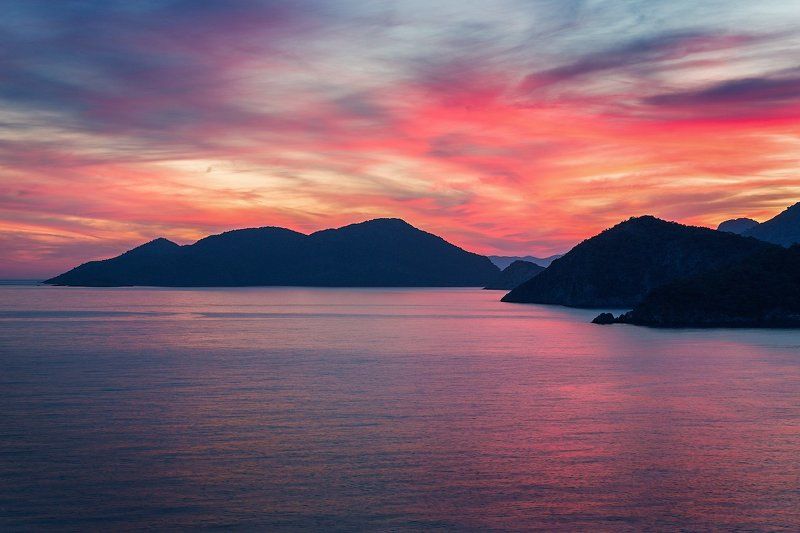 Закат близ Олюденизphoto preview