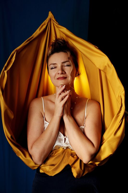 Цветы женский портрет Цветок2photo preview