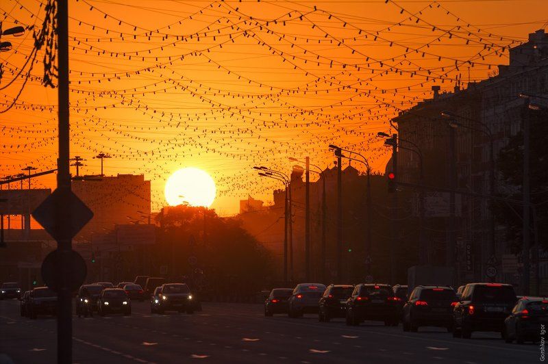 Закат на Ленинградкеphoto preview