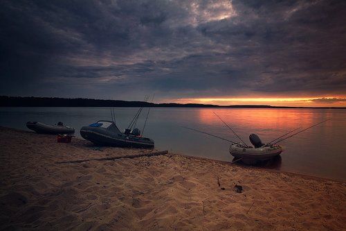 После вечерней рыбалки