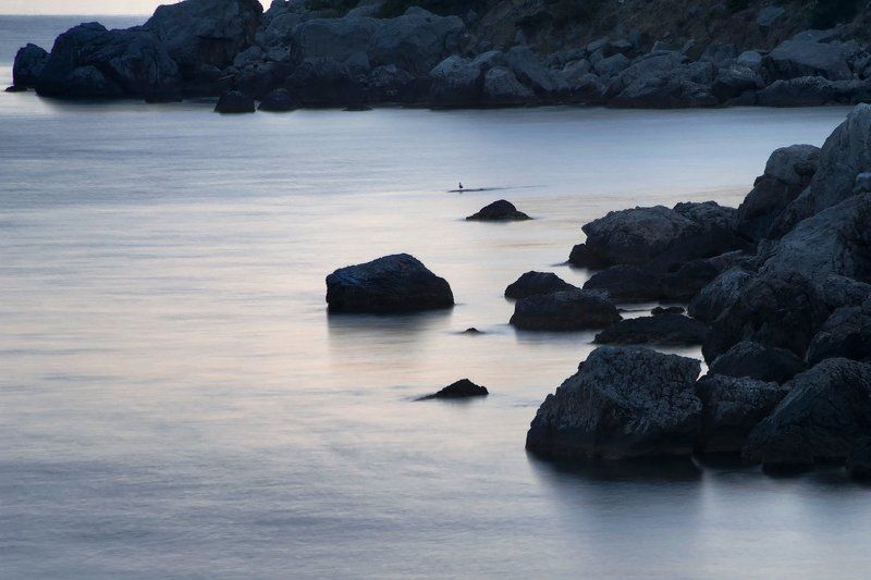 ласпи, крым, чёрное море, вечер Pro пастельный вечер в бухте Ласпи…photo preview