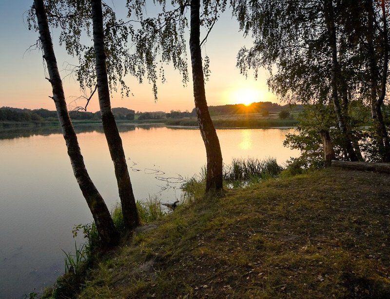 лето, вечер, закат, тепло, талашкино Летний вечер.photo preview