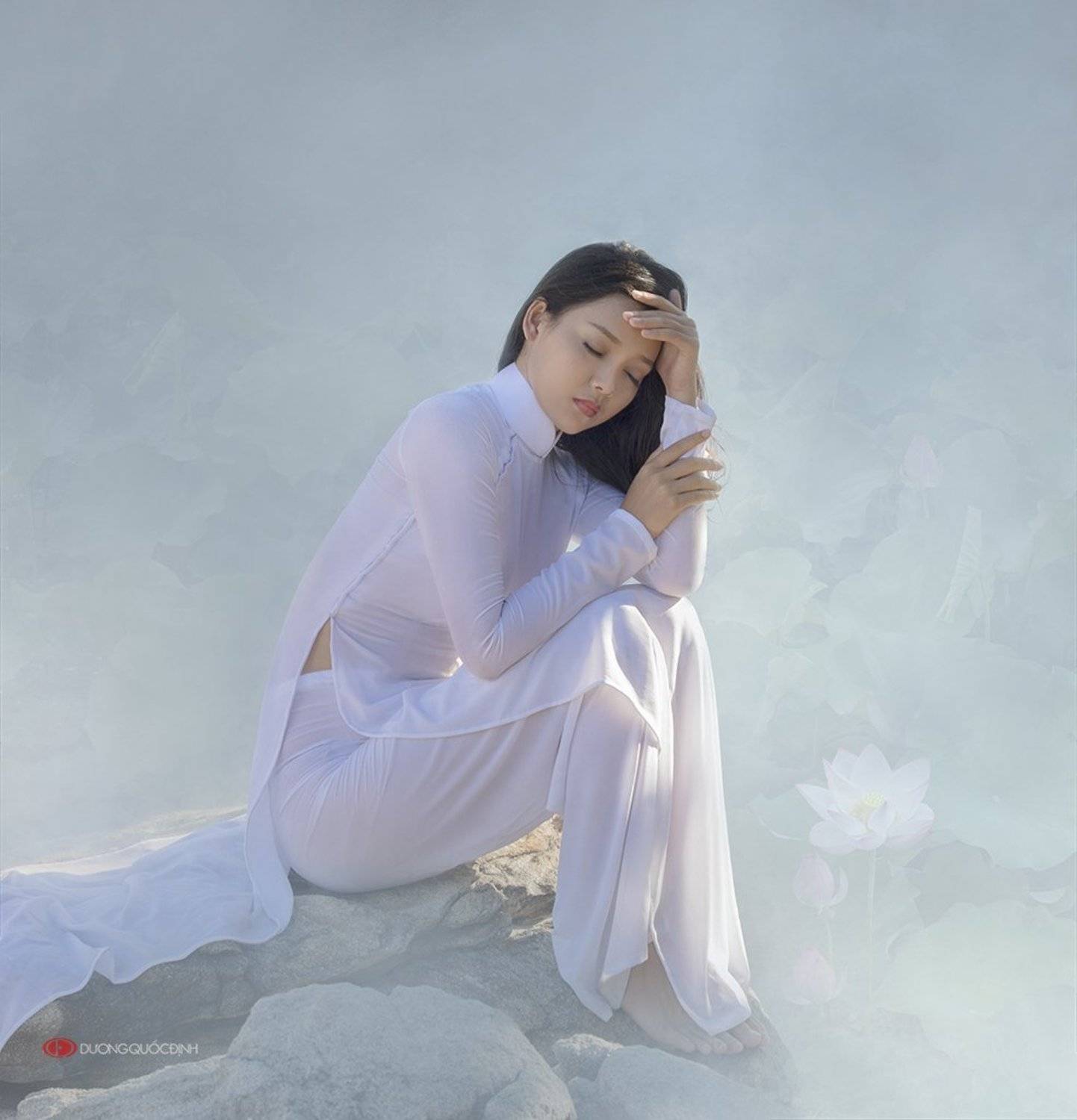 Ao Dai Vietnam .model: Xuan Van, Photo Duong Quoc Dinh. Автор: duong quoc dinh , duong quoc dinh