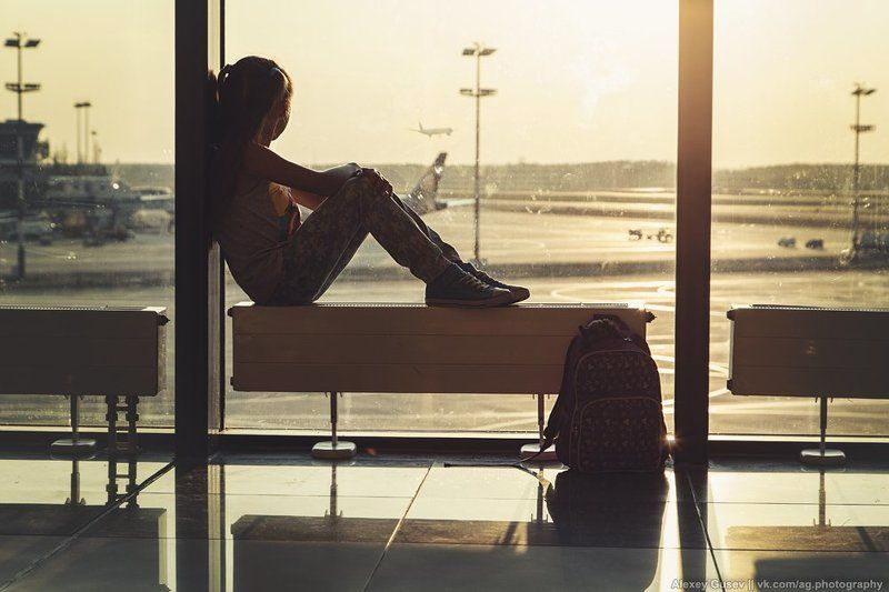 airport, backpack, girl, plane, summer, travel, trip Wanderlustphoto preview