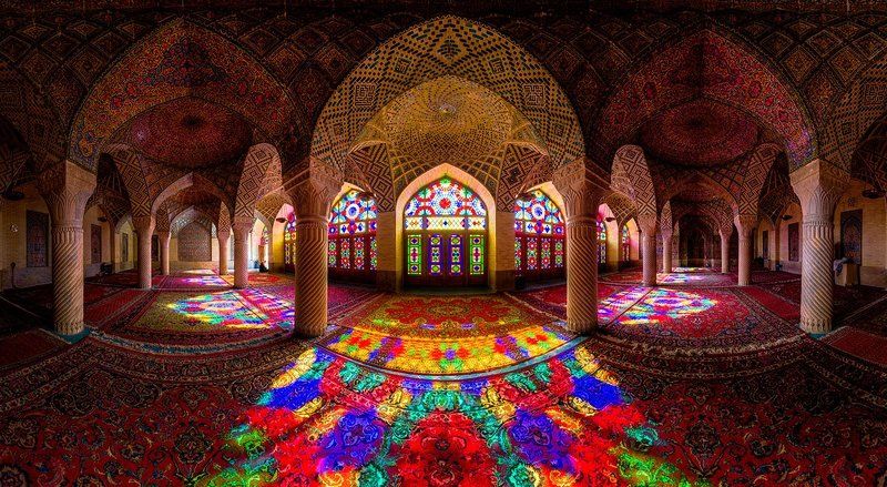 Architecture, Colorful, Iran, Light, Nature, Panorama, Persian, Stained photo preview