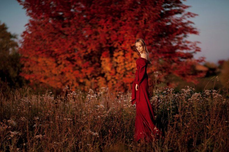 85, 85 1.4, D700, Nikkor алые кострыphoto preview