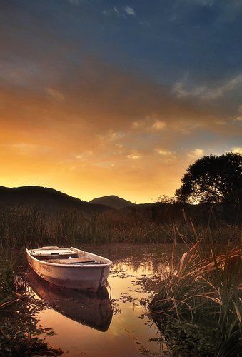 small boat ...