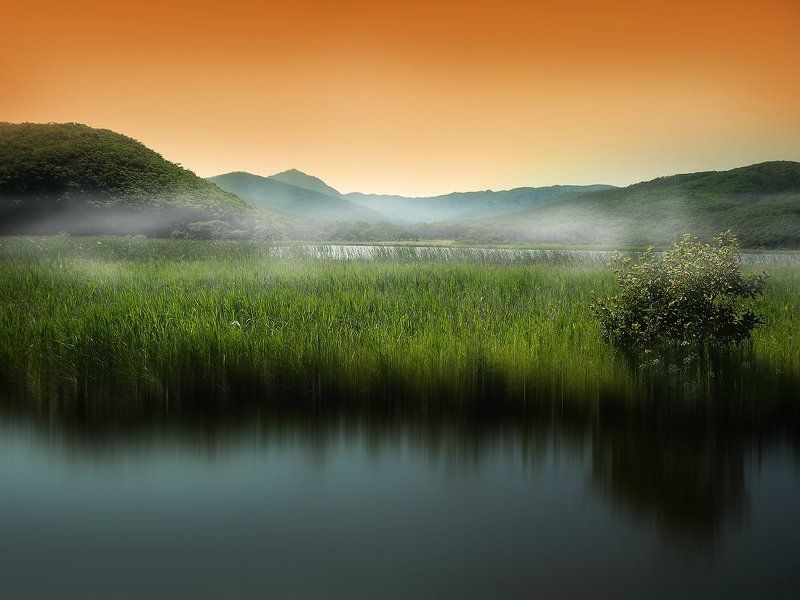 Озера, Озеро, Пейзаж, Приморский край, Приморье, Природа, Триозерье Сны о Триозерьеphoto preview