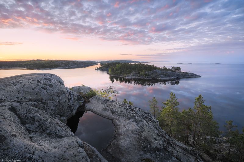 карелия, шхеры, ладожское озеро, ладога, фототур, лужа \