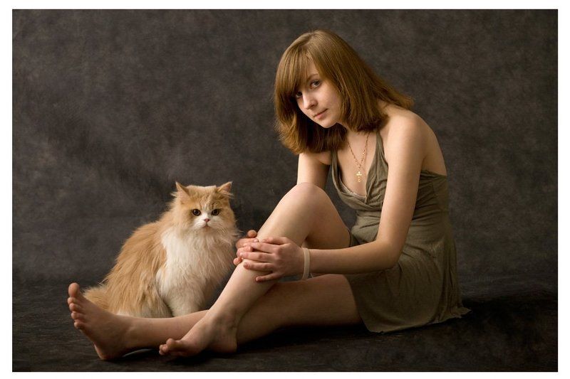 степан, ксения два рыжих котенка ...photo preview