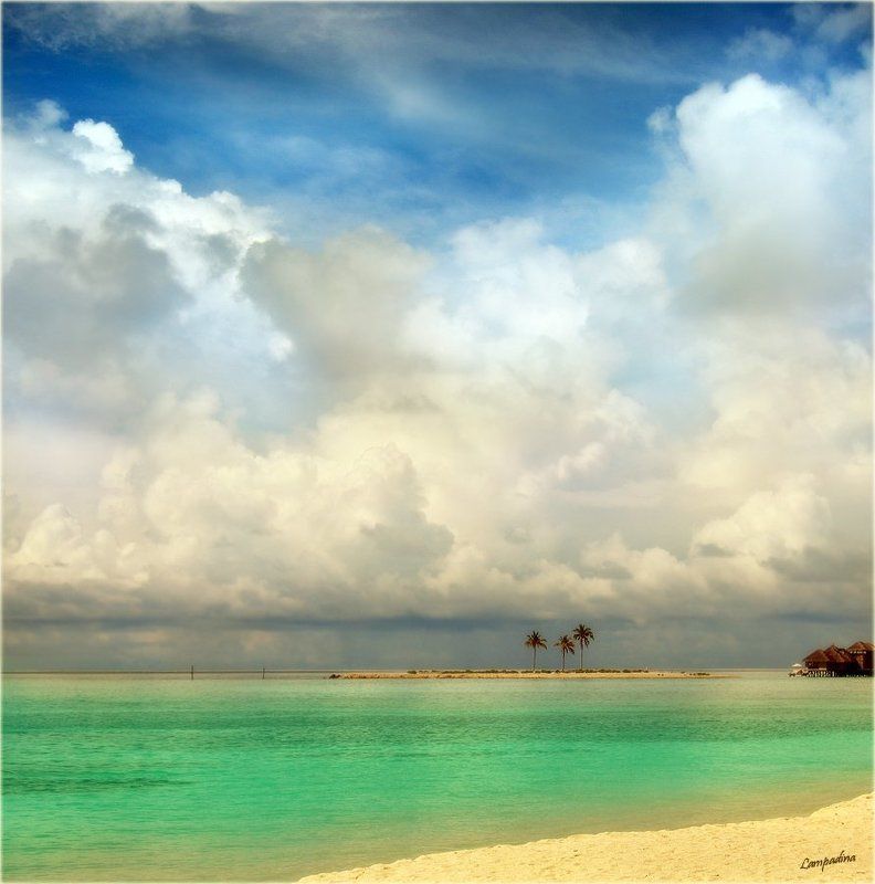 индийский океан, мальдивы, остров-отель парадайз Три тополя на Плющихе (по-мальдивски)photo preview