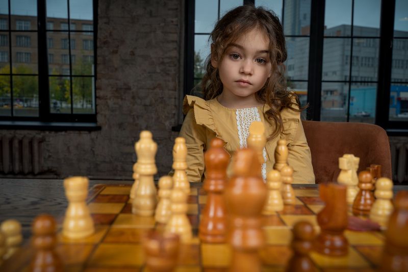 студийный портрет, детский портрет, семейный, концептуальное, шахматы Шахматы...photo preview