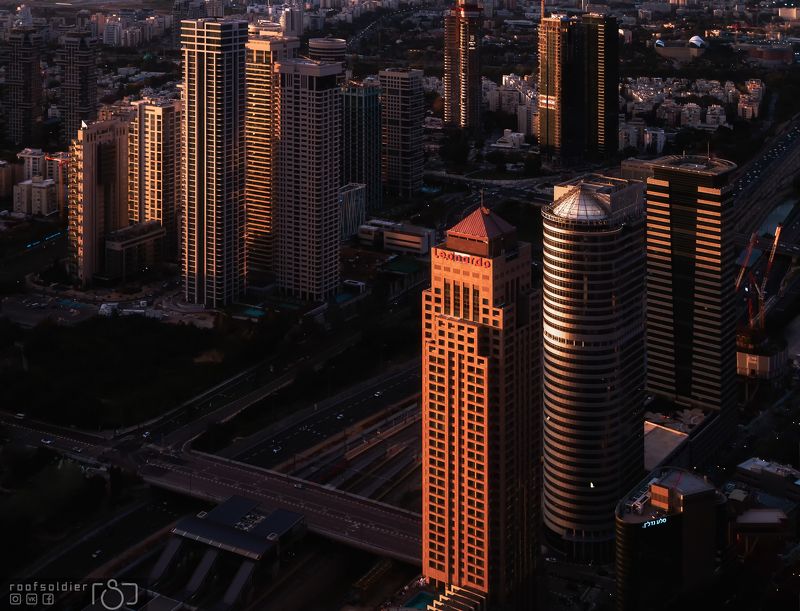 Tel Aviv sunsetphoto preview