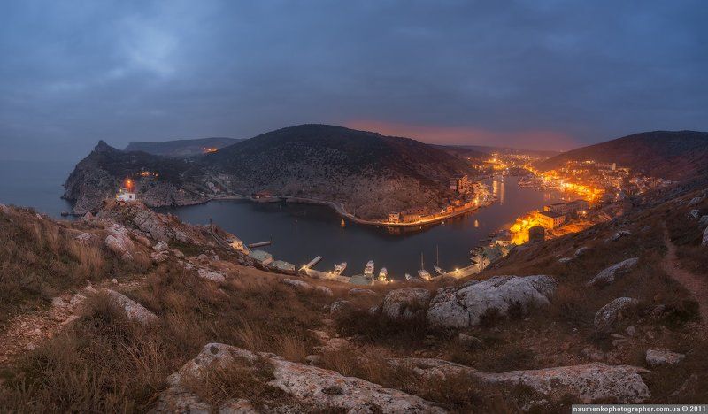 Балаклава. Вечерняя панорама.