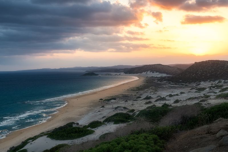 закат, рассвет, вечер, облака, море, пляж, кипр, северный кипр, средиземное море, cyprus, northern cyprus, sunset, sunrise, beach, clouds, sea, mediterranean Алтын кумсал / Altin Kumsalphoto preview