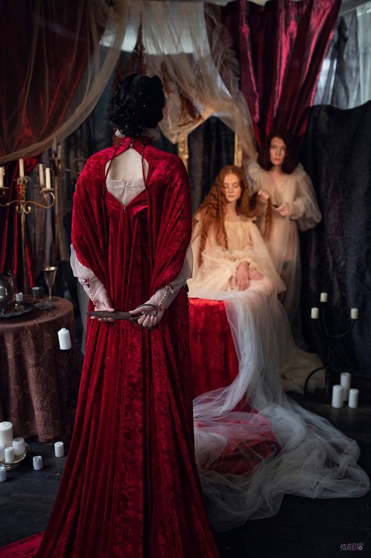 батори, портрет, легенда, девушки, история, Хэллоуин, артфото Графиня Баториphoto preview