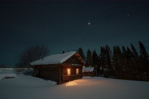 Тёплый зимний вечерок