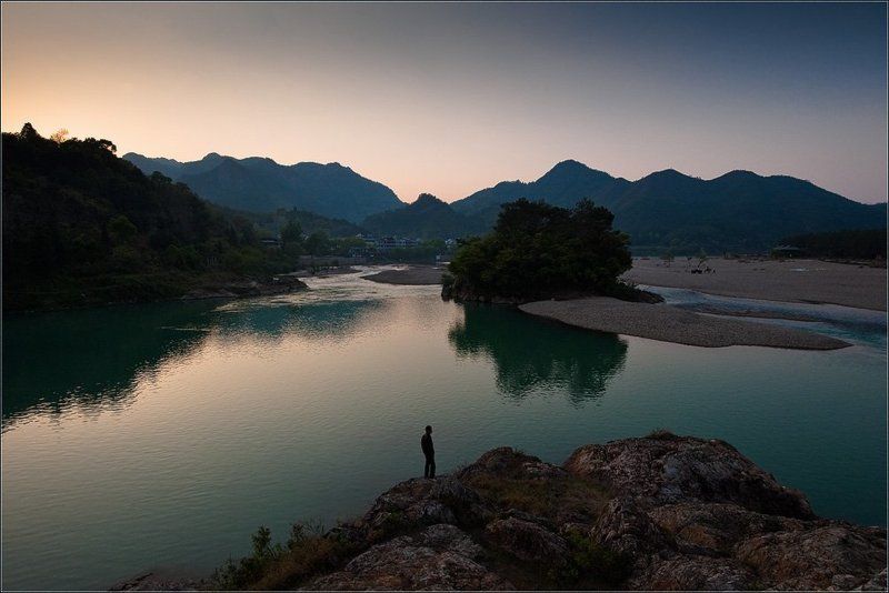 китай,наньси,река,вечер,тишина,покой,созерцание,путешествия Созерцаниеphoto preview