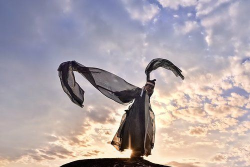 Dance of the sunset