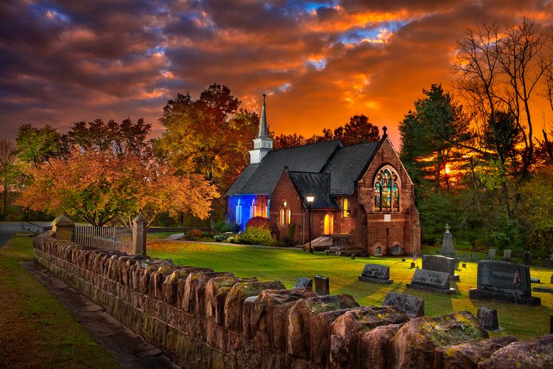 Church Sunsetphoto preview