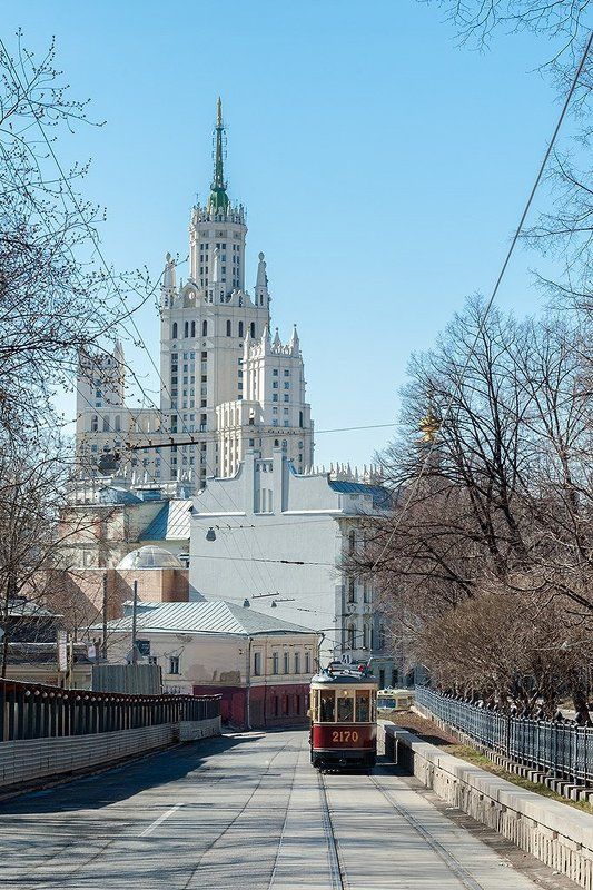 Мосгортранс, москва, московский трамвай, трамвай На Яузском бульвареphoto preview