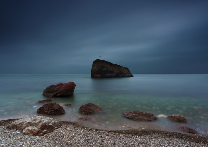 фиолент море камни скала небо Вечерняя репетиция камерного ансамбляphoto preview