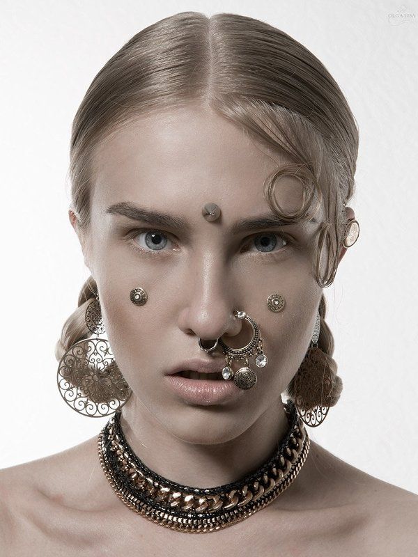 beautiful, beauty, blond, fashion, girl;, glamour, india, look, model, olgalisa, portrait, russia photo preview