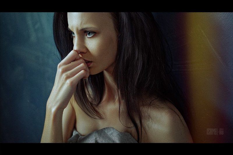 emotion, genre, ishmel, portrait, shmel, woman Painphoto preview