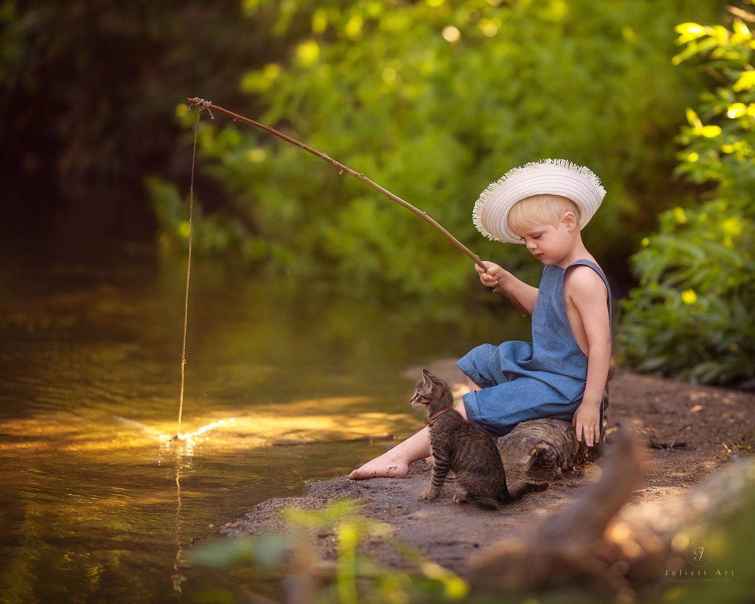 Fishing boy. Автор: Julia Artiukhov , Julia Artiukhov