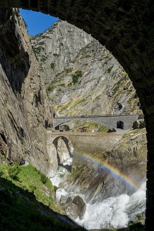 witzerland, alps, saintgotthard, suvorov, devil\'s bridge Devil\'s bridge, Saint-Gotthardphoto preview