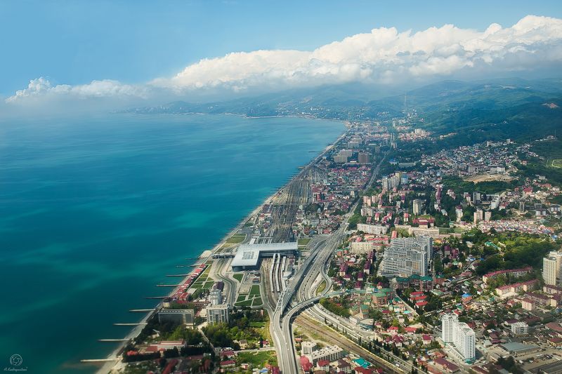 небо, море, архитектура, отдых, путешествия \