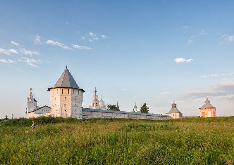 архитектура, зодчество, монастырь, вологда, лето, вечер, красота, простор Летний вечер в окрестностях Вологдыphoto preview