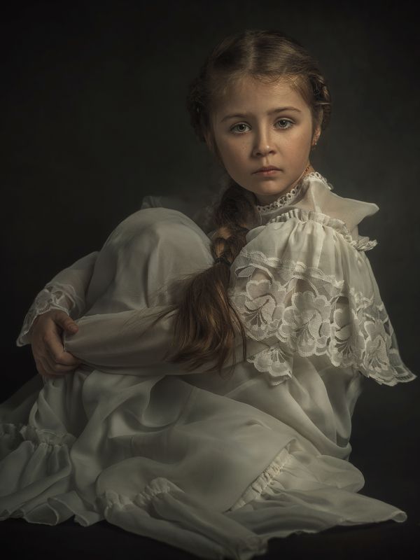 портрет, детский портрет, девочка, взгляд, ребёнок, child, portrait, sight photo preview